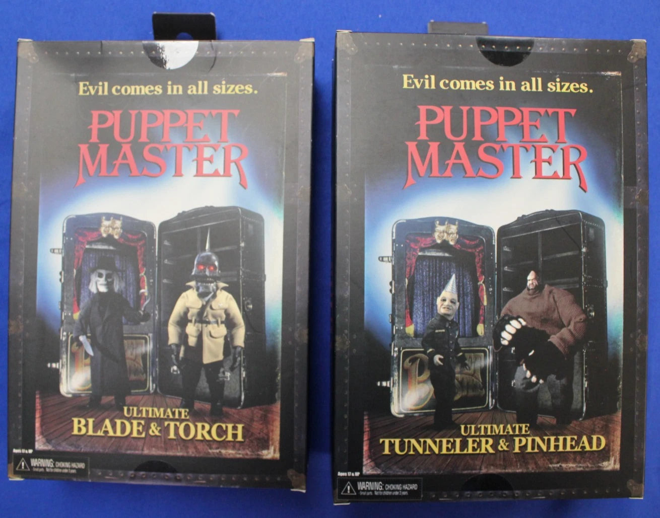 NECA Puppet Master Ultimate Blade Torch & Tunneler Pinhead 2-Pack Action Figures