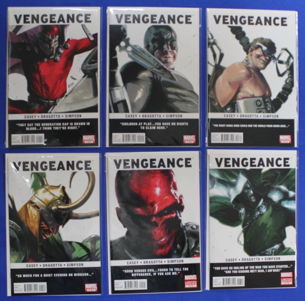 Vengeance #1-6 Complete Set VF