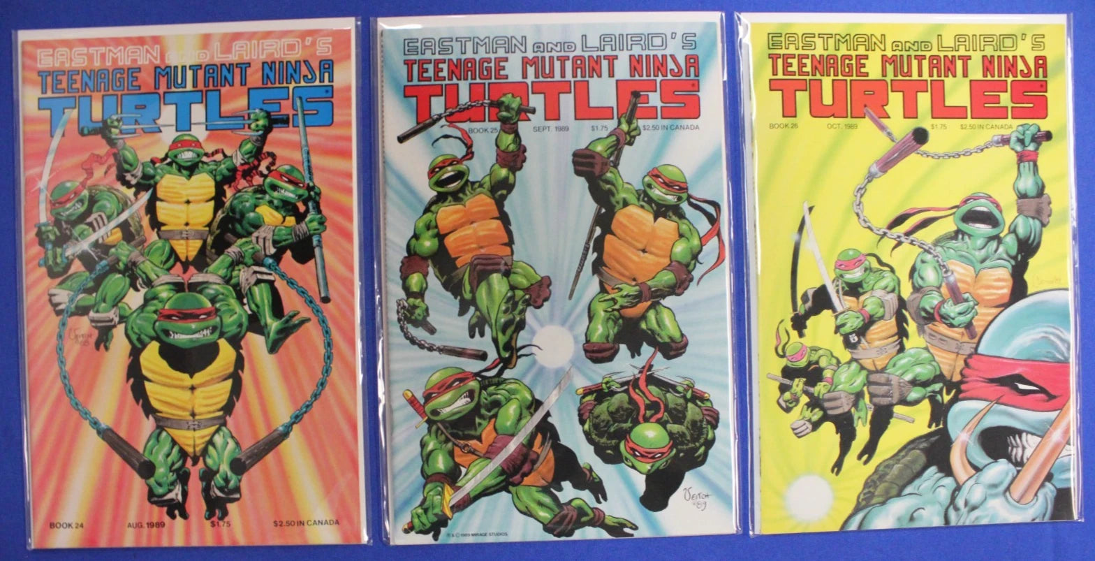 Teenage Mutant Ninja Turtles #24-26 VF-VF+