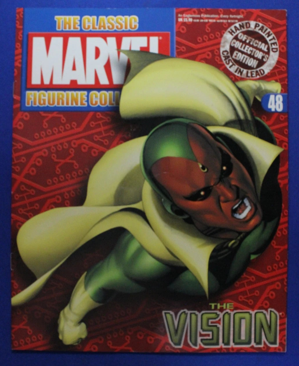 Eaglemoss Classic Marvel Collection The Vision Lead Figurine & Magazine #48