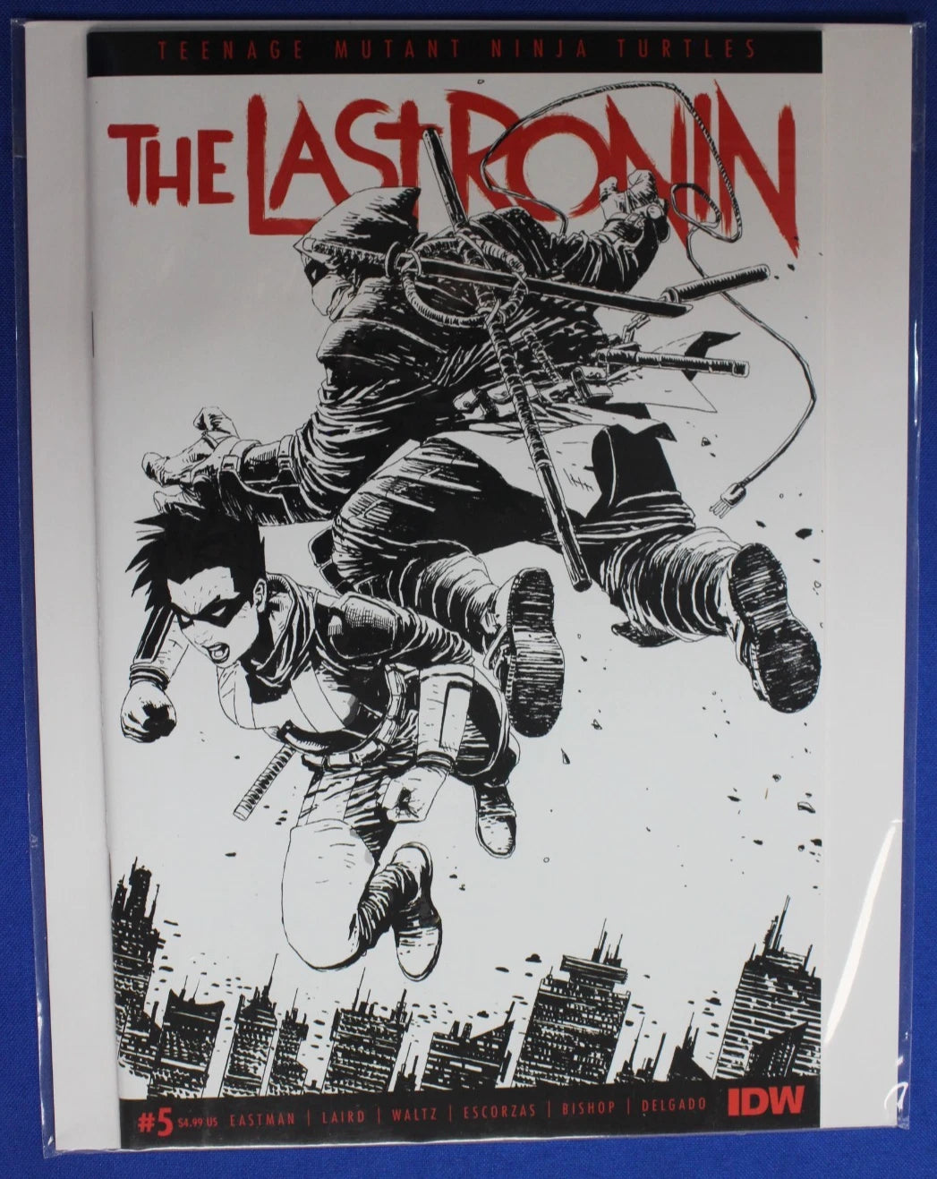 TMNT The Last Ronin #1-5 Reissue B&W Variants Complete Set VF/NM