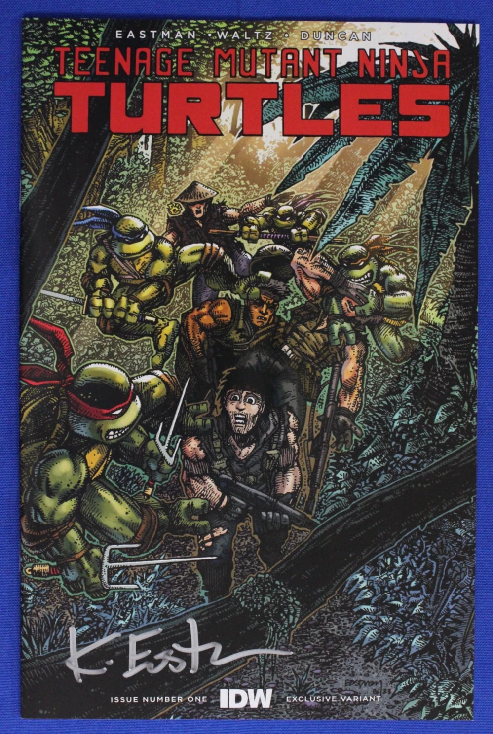 Teenage Mutant Ninja Turtles #1 SIGNED Kevin Eastman w/ COA VF/NM