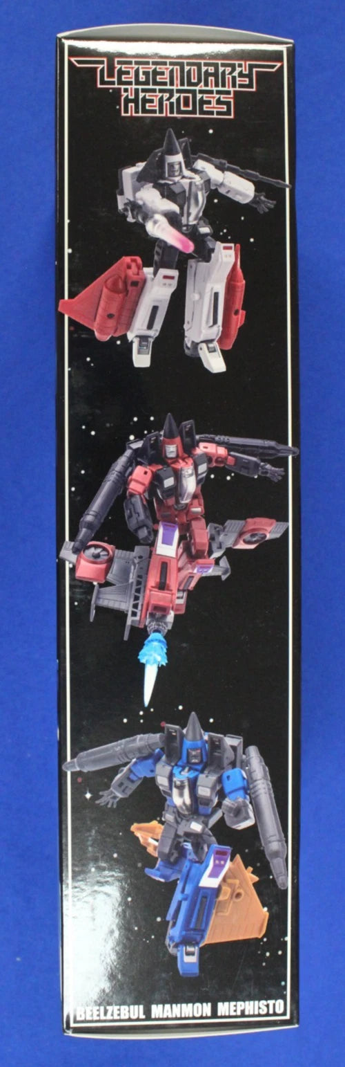 NewAge Legendary Heroes Beelzebul Manmon Mephisto Figures (Ramjet Thrust Dirge)