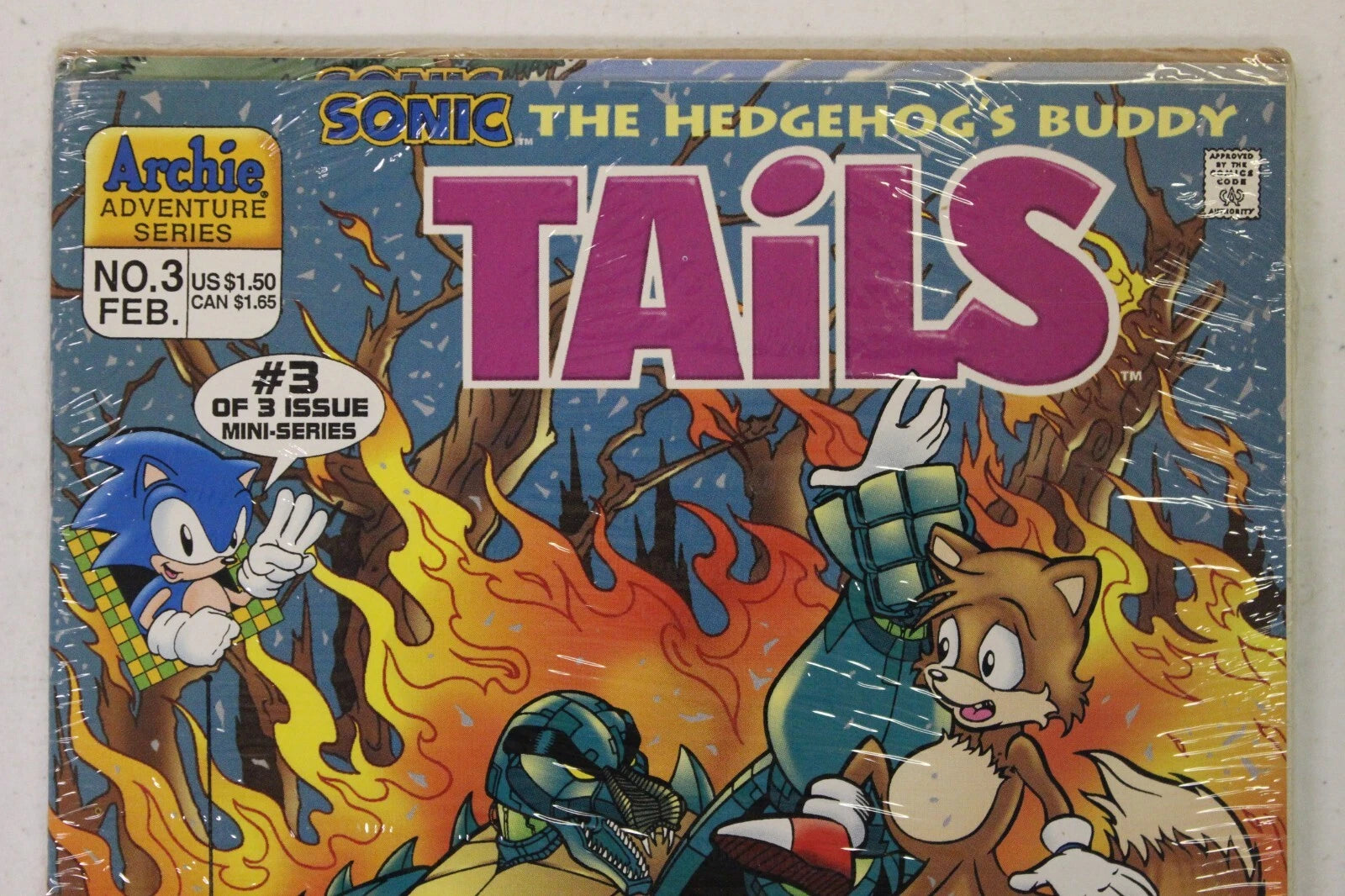 Tails Sonic the Hedgehog's Buddy #1-3 Super Adventure Pack SEALED