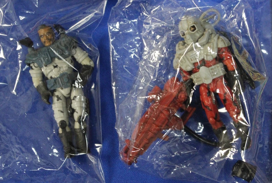 Playmates 1990s Vintage Exo-Squad Lot of 8 E-Frame Vehicles & 8 Action Figures