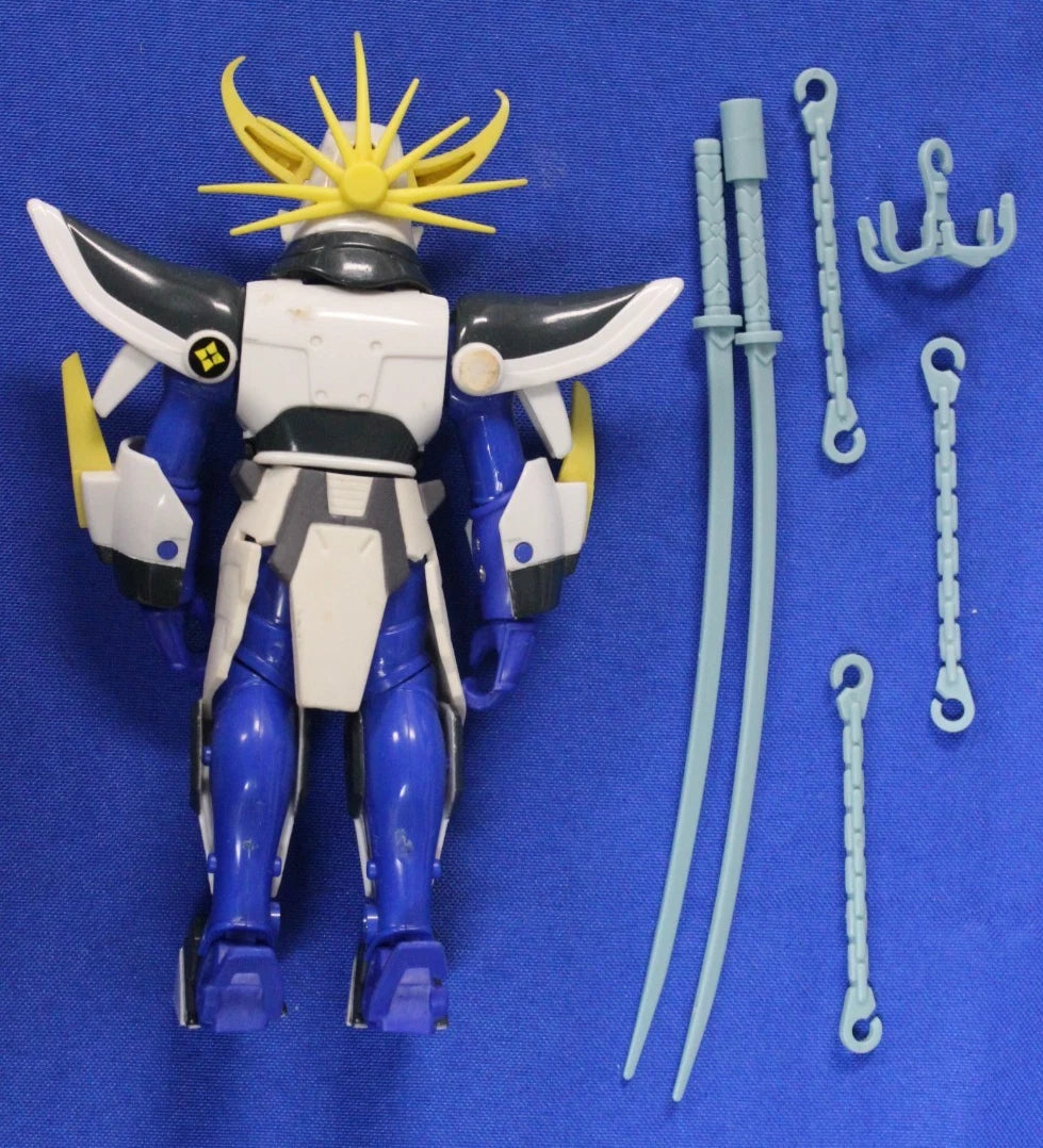 Playmates 1990s Ronin Warriors Lot of 9 Action Figures with Armor & Weapons