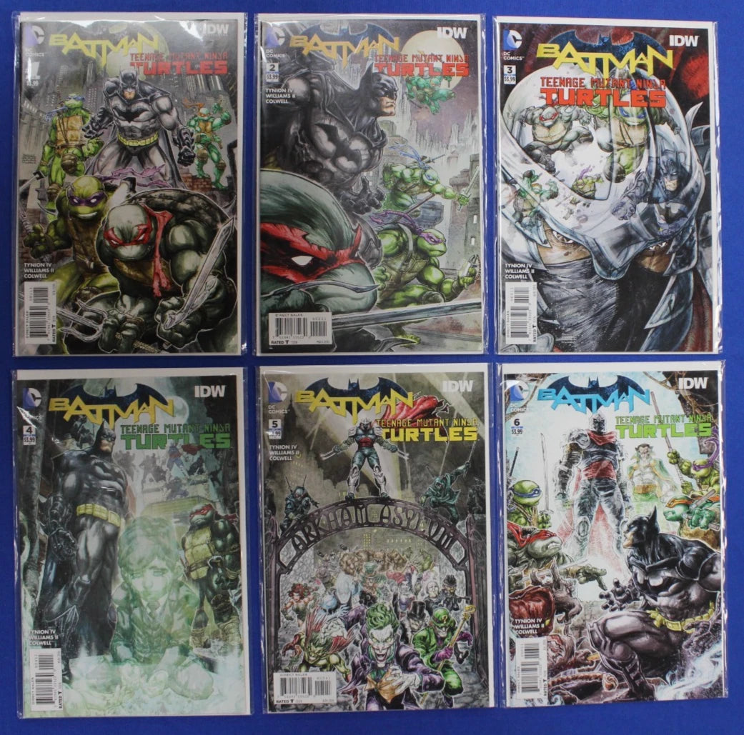 Batman Teenage Mutant Ninja Turtles #1-6 Complete Set VF/NM