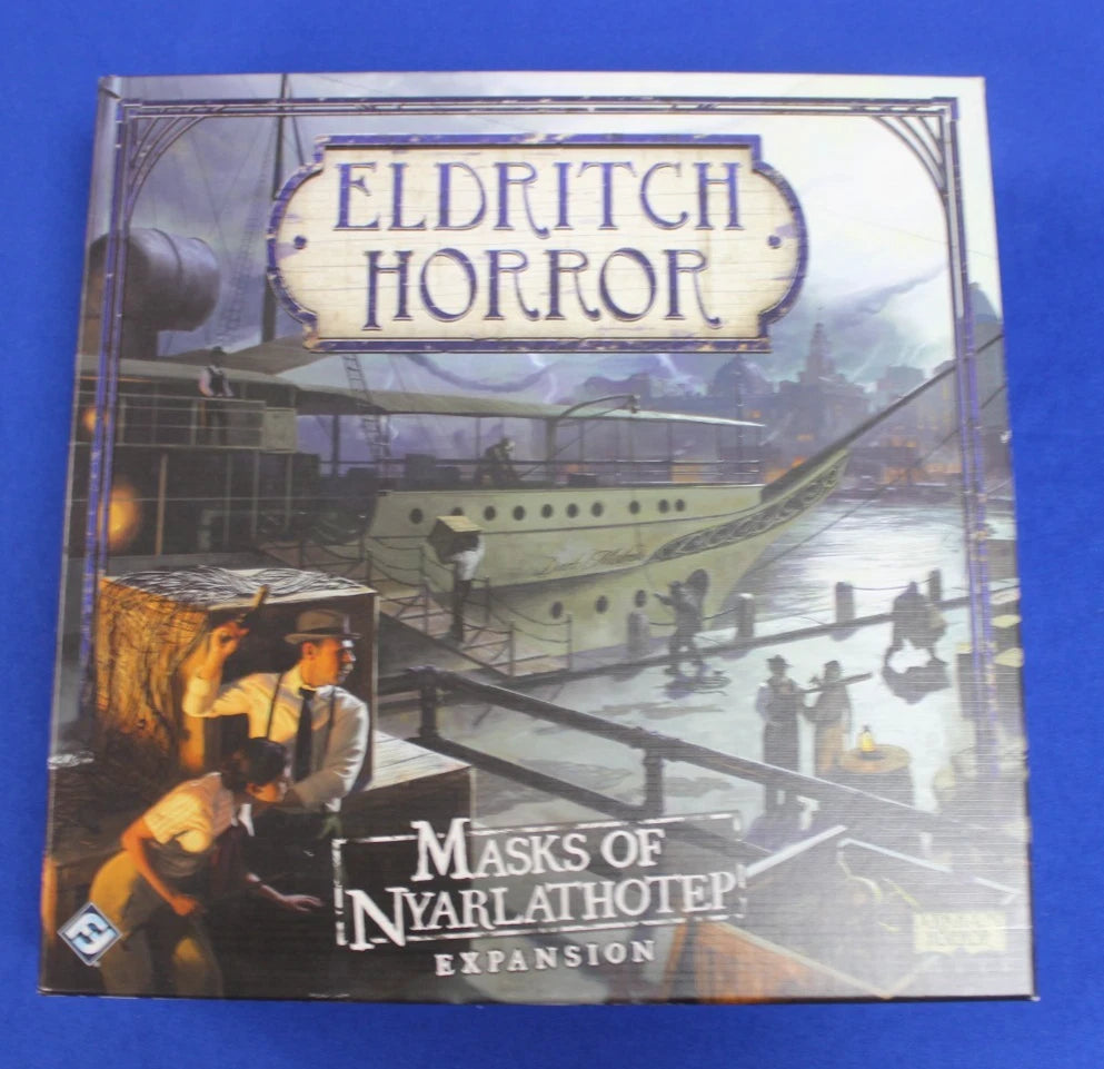 Fantasy Flight Games Eldritch Horror Base Game + Expansions Lot of 4 Complete