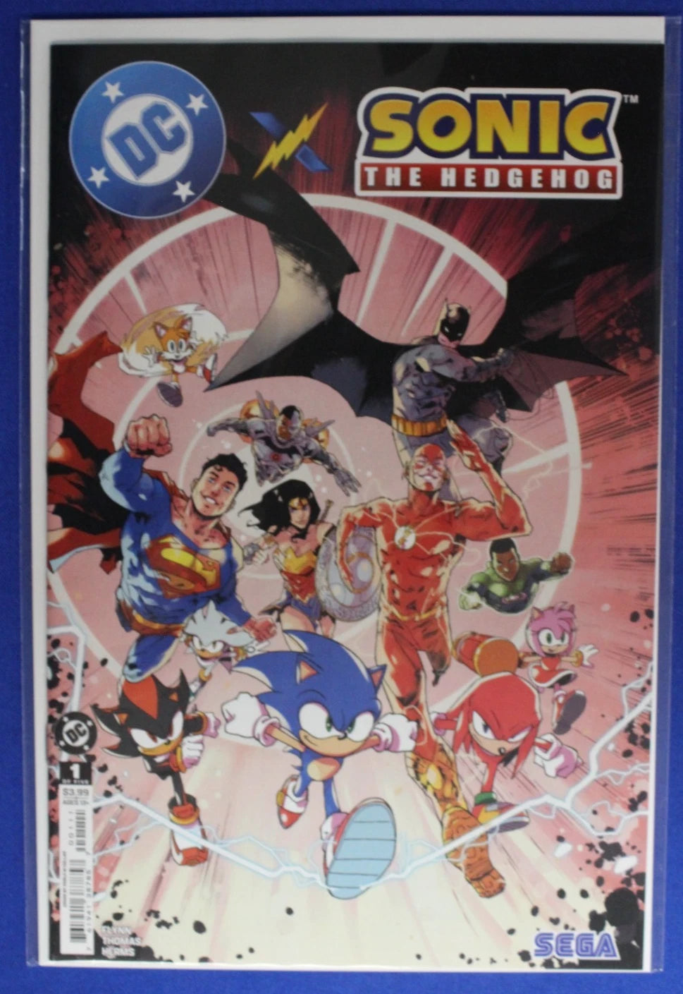 DC x Sonic the Hedgehog #1-5 Complete Set VF/NM