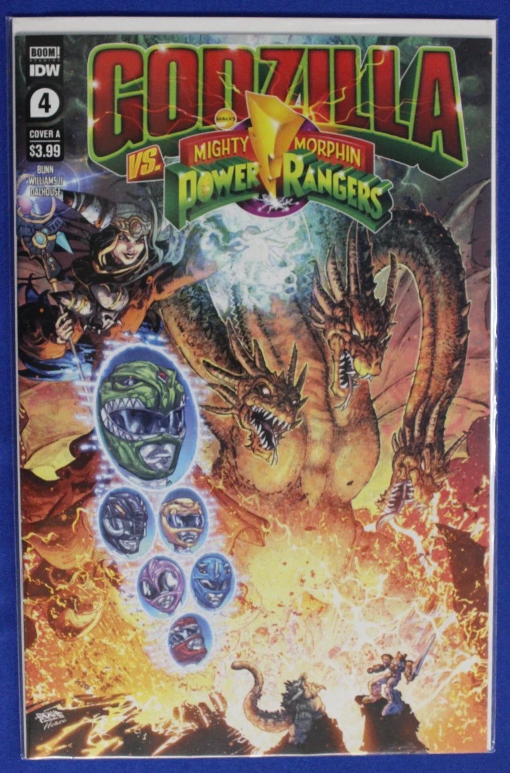 Godzilla vs Mighty Morphin Power Rangers #1-5 Complete Set NM