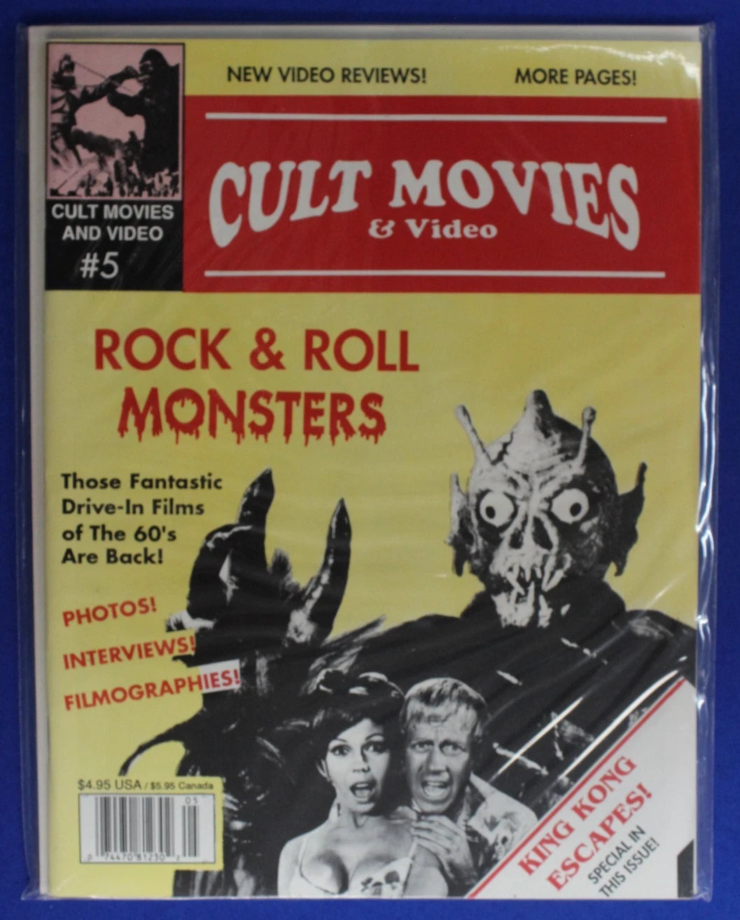 Cult Movies & Video Magazine #4-10, 12-13, & 15 Lot of 10 FN-VF