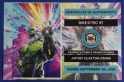 Maestro #1 Frankie's Comics Clayton Crain Virgin Variant SIGNED w/ COA NM