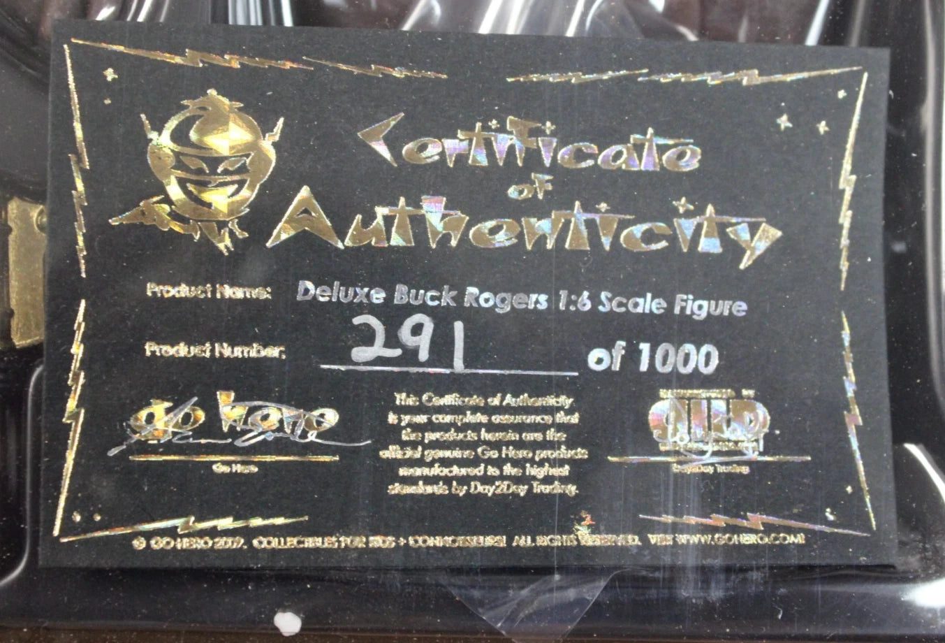 Day 2 Day Trading 2006 Buck Rogers Figure Limited Edition #291/1000