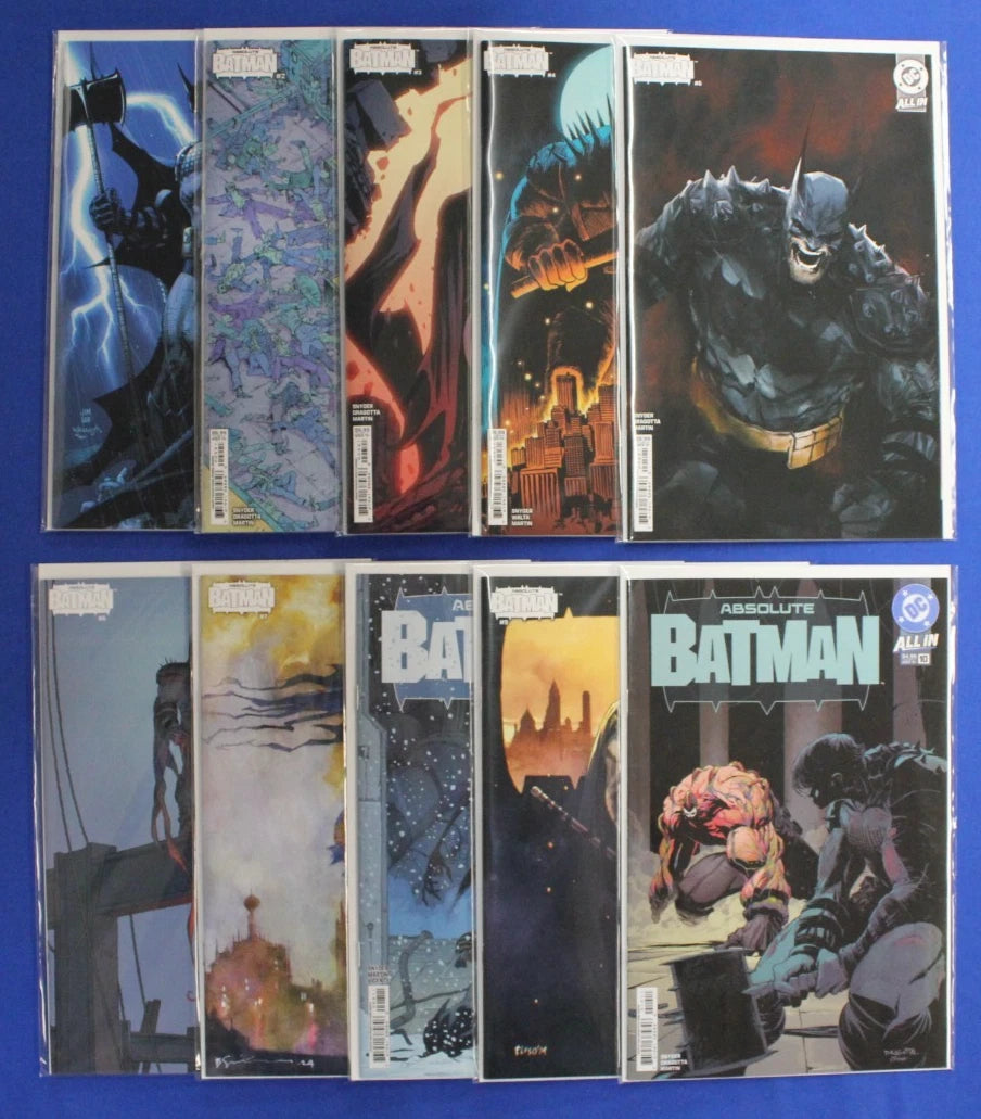 Absolute Batman #1-10 All 1st Prints (Mostly Variants) VF/NM-NM