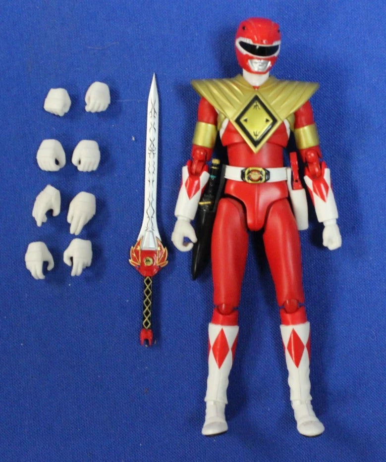 SH Figuarts Mighty Morphin Armored Red Ranger Anniversary Action Figure