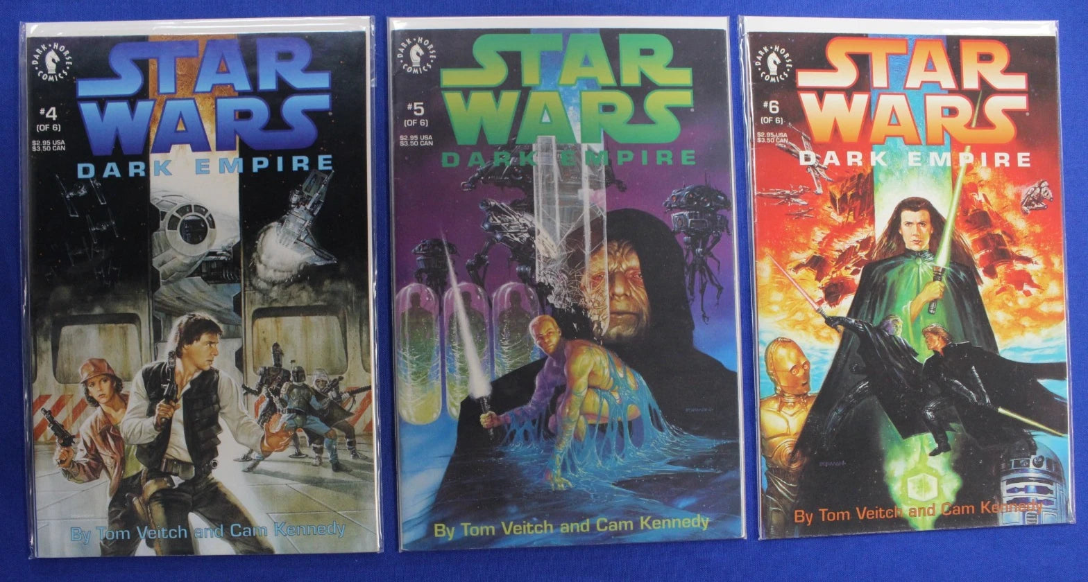 Star Wars Dark Empire I & II #1-6 Complete Lot of 12 VF