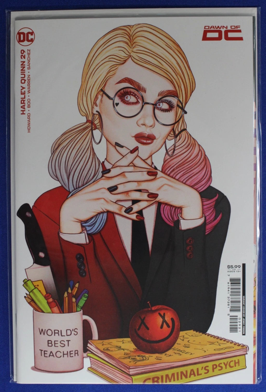 Harley Quinn Jenny Frison Variants Lot of 9 VF/NM