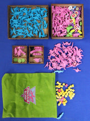 Dinosaur Island Xtreme Edition + Totally Liquid Expansion KS Lot w/ Storage Box