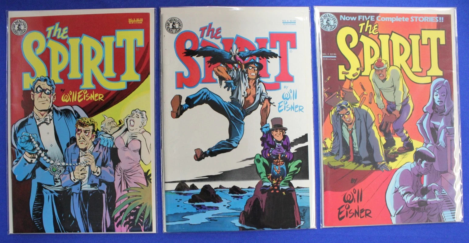 The Spirit #1-29 Lot of 27 (Missing 12 & 15) FN-VF