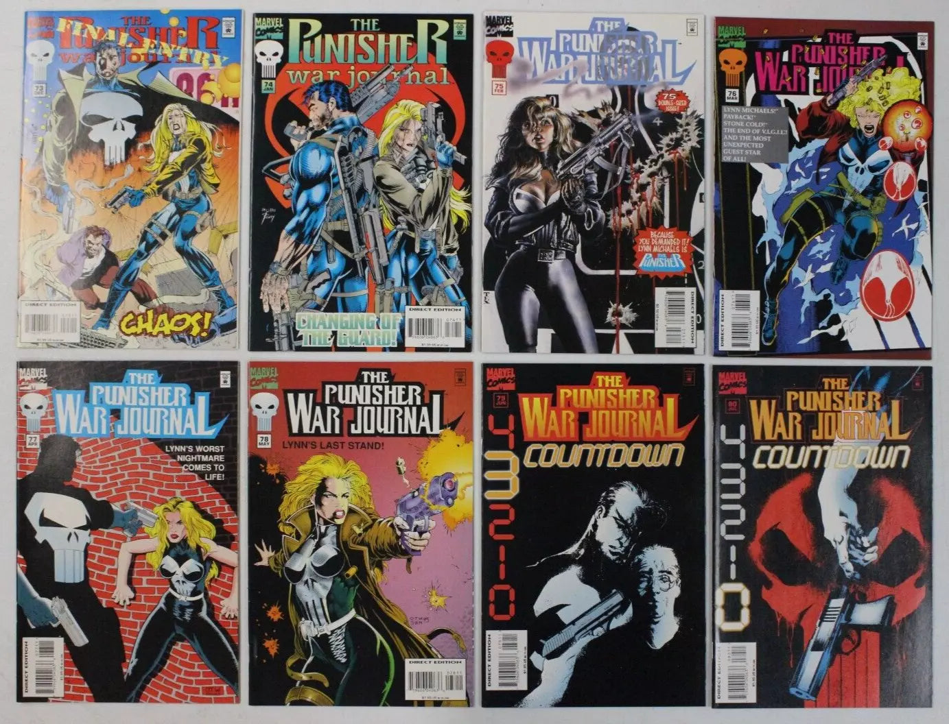 The Punisher War Journal #1-80 Complete Set