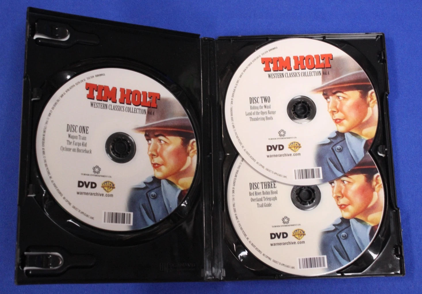 WB Archive Collection Tim Holt Western Classics Collection Volumes 1-4 DVD Set