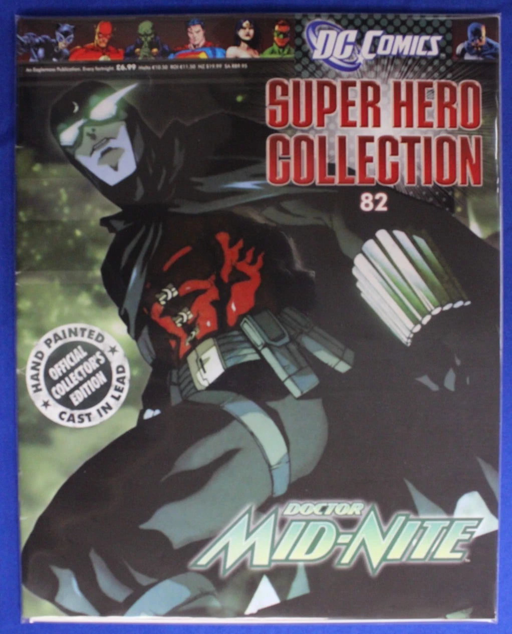Eaglemoss DC Super Hero Collection Dr. Mid-Nite Lead Figurine & Magazine #82 FN