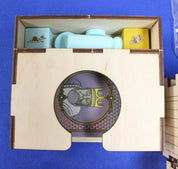 Odd Bird Feudum Queen's Army + Big Box w/ Organizer Kickstarter Board Game Lot