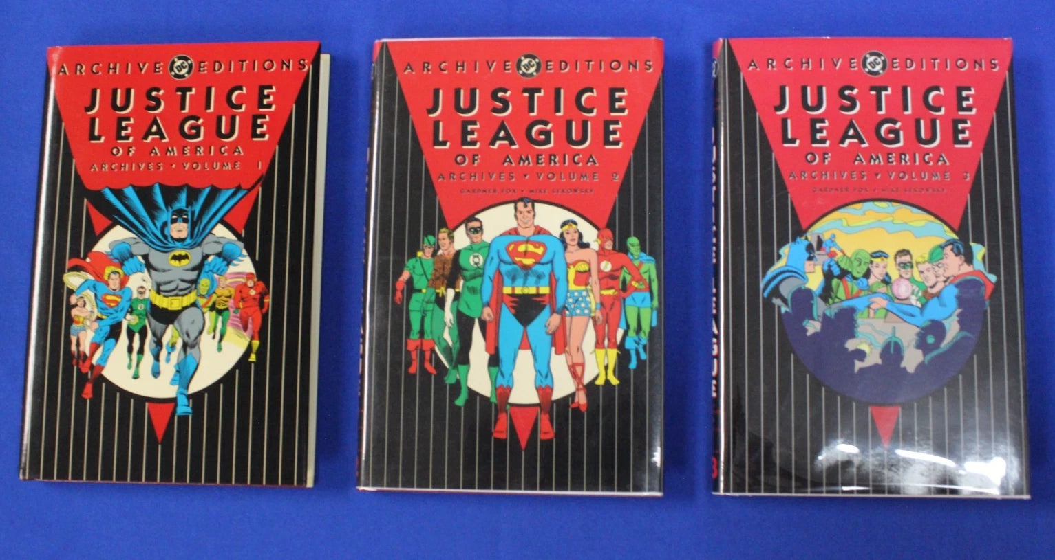 DC Archive Editions Justice League of America Vol. 1, 2, & 3 Hardcover Lot of 3