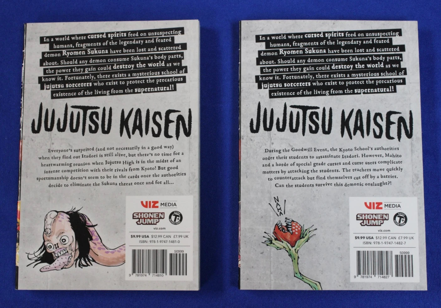 Jujutsu Kaisen Manga Volumes 1-22 Paperback