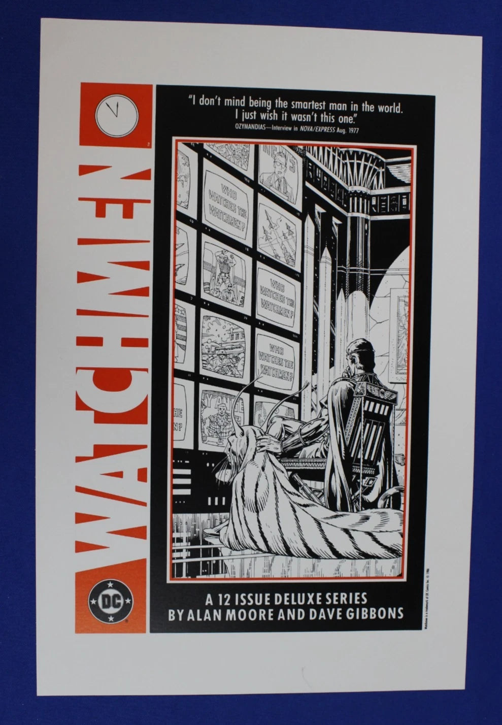 DC 1988 Watchmen Art Portfolio American & French Covers + Promotional Posters