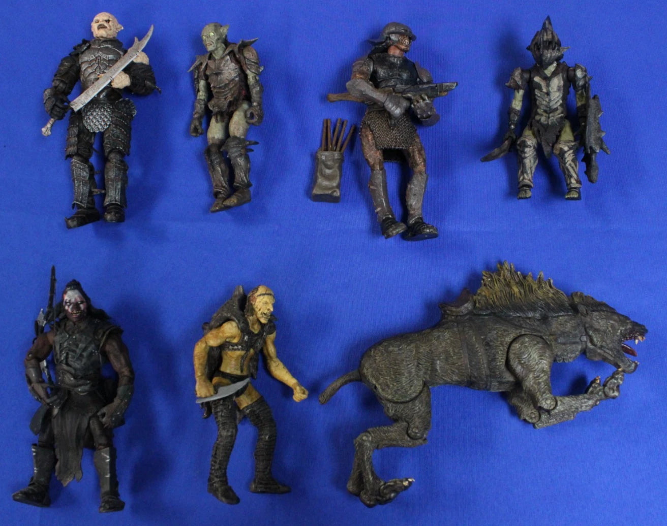 Toy Biz Lord of the Rings Trilogy Orc Action Figure Lot