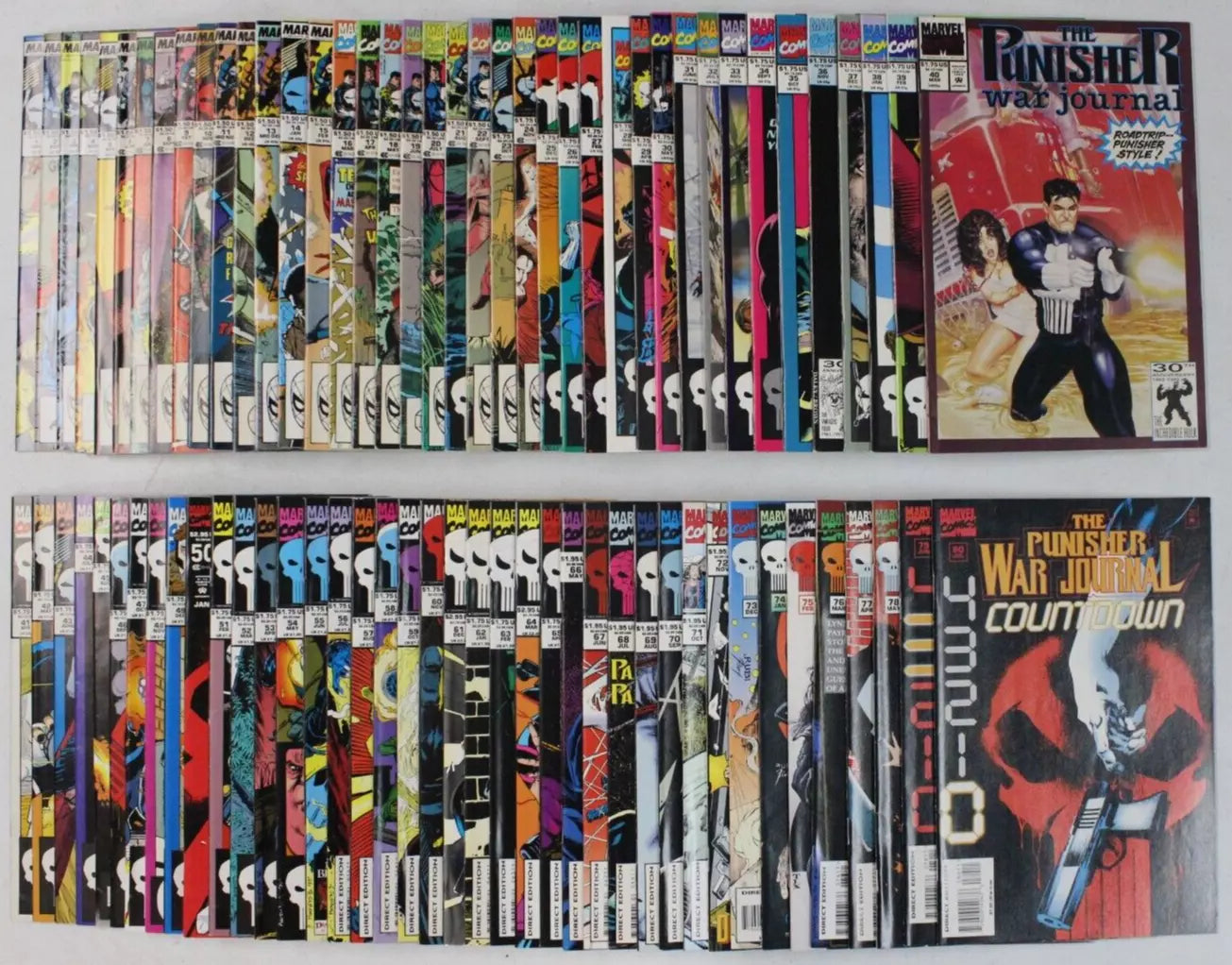 The Punisher War Journal #1-80 Complete Set