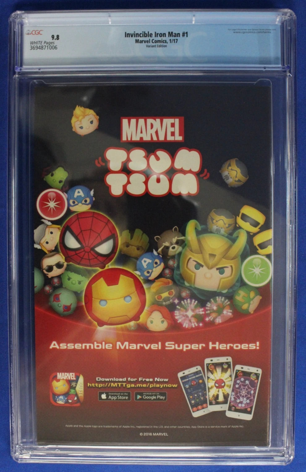 Invincible Iron Man #1 (2017) Hip-Hop Variant CGC 9.8