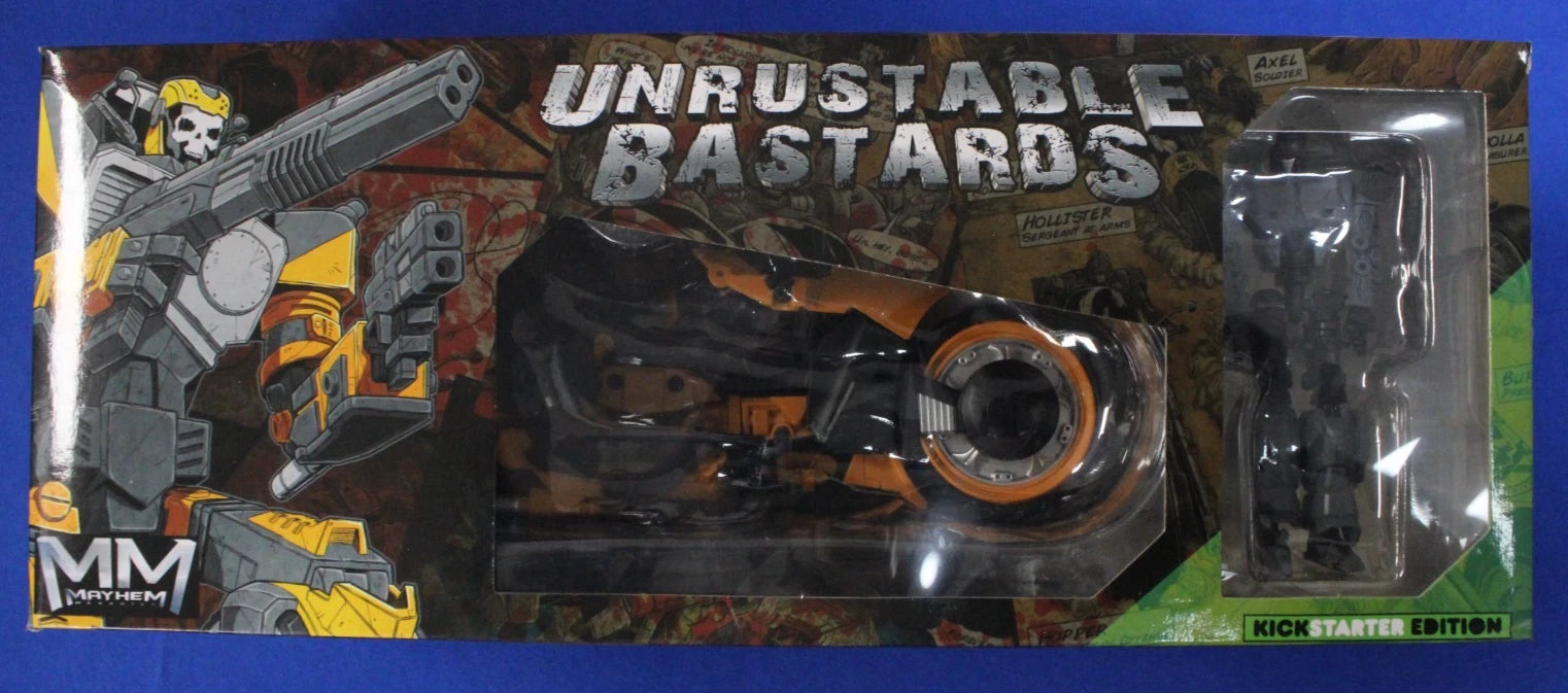 Mayhem Mekanics 2018 Unrustable Bastards Kickstarter Transformable Figure Lot