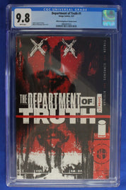 Department of Truth #1 Fifth Printing Secret Variant CGC 9.8