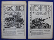 EC Frontline Combat & Two-Fisted Tales Cover Portfolios + Reprint Art Prints