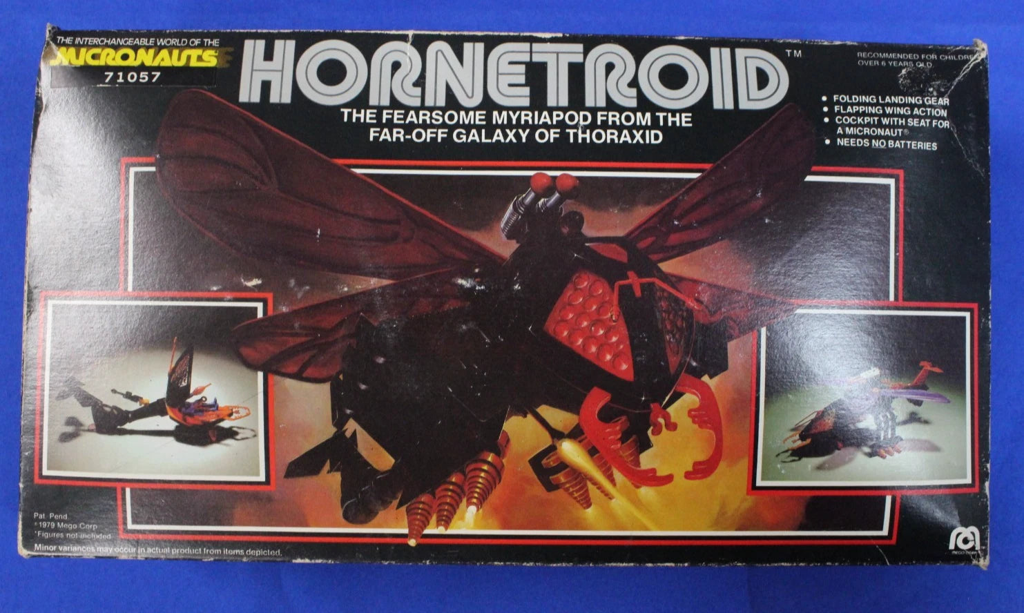 Mego Corp 1979 Micronauts Hornetroid Figure Vehicle Parts