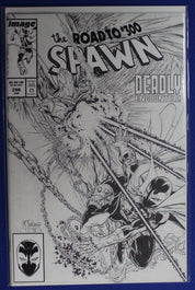 Spawn #296 & #298 B&W Variant Lot of 2 NM