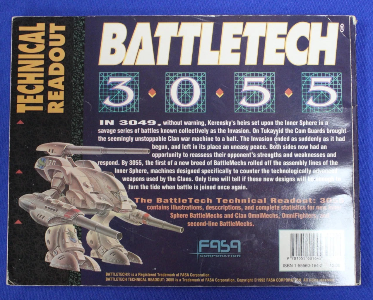 FASA Corporation Battletech Technical Readout Book Lot of 7