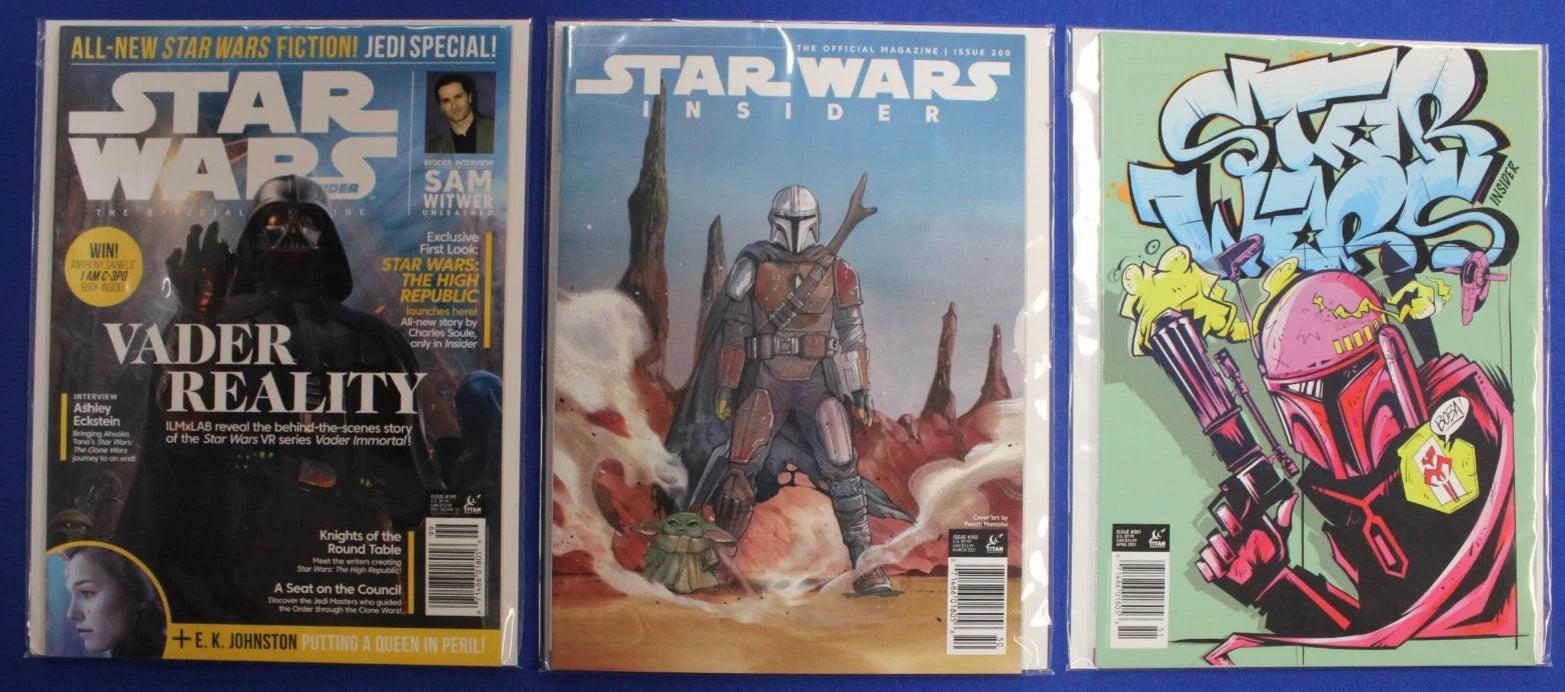 Star Wars Insider #199 A Cover 200 201 Variants VF/NM