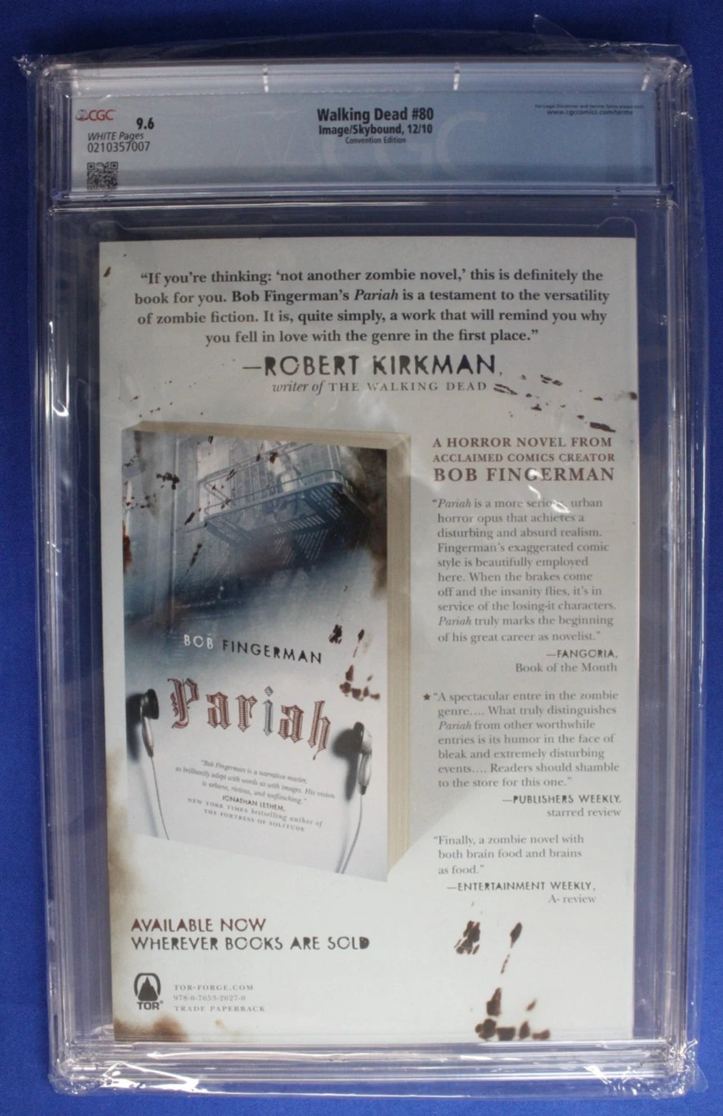 The Walking Dead #80 Convention Photo Variant CGC 9.6 NM+