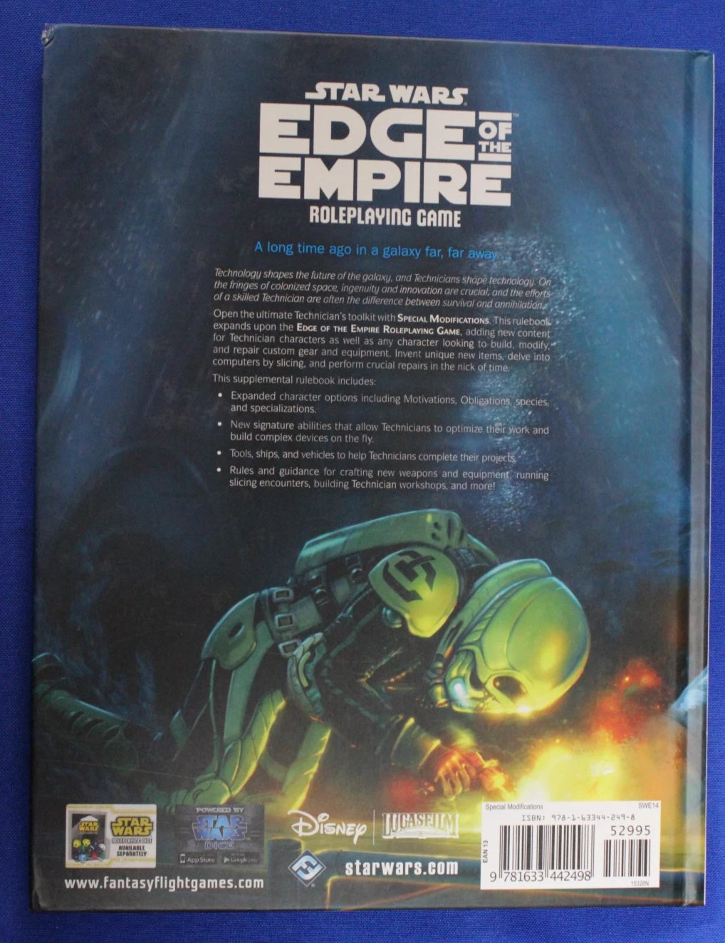 Star Wars Edge of the Empire Core Rulebook + Sourcebooks + Adventure Module Lot of 10