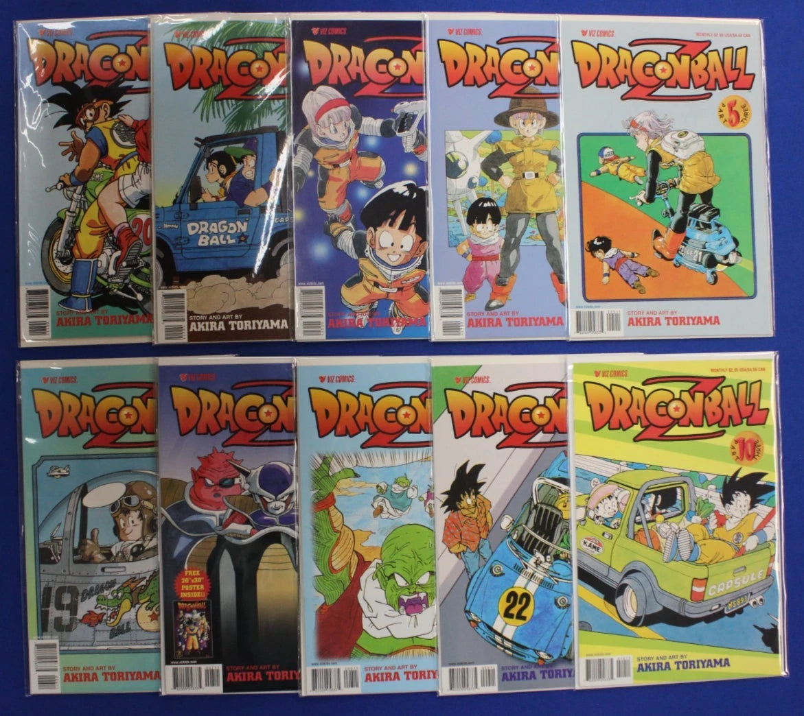 Dragon Ball Z Part 3 #1-10 Complete Set 1st Prints VF/NM