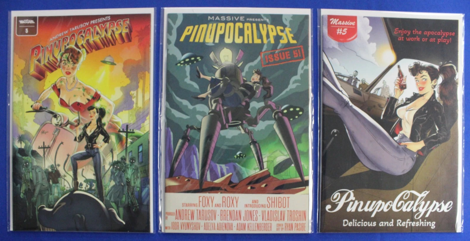 Pinupocalypse #1-6 Near Complete Set + Variants (Missing #2) VF/NM