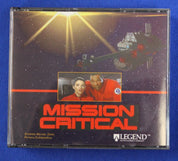 Legend Entertainment 1995 Mission Critical Complete 3 Disc + Floppy Patch