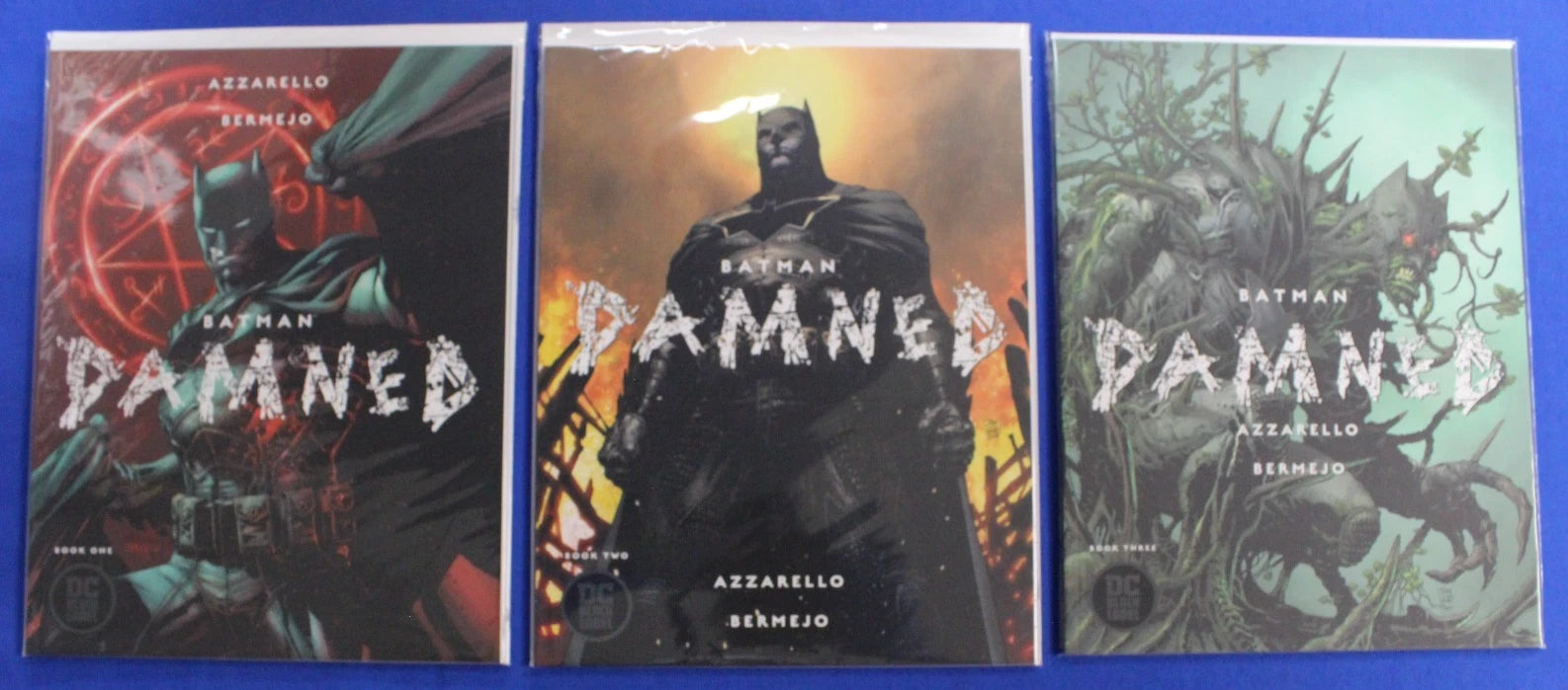 Batman Damned #1-3 Jim Lee Variants Complete Set VF/NM
