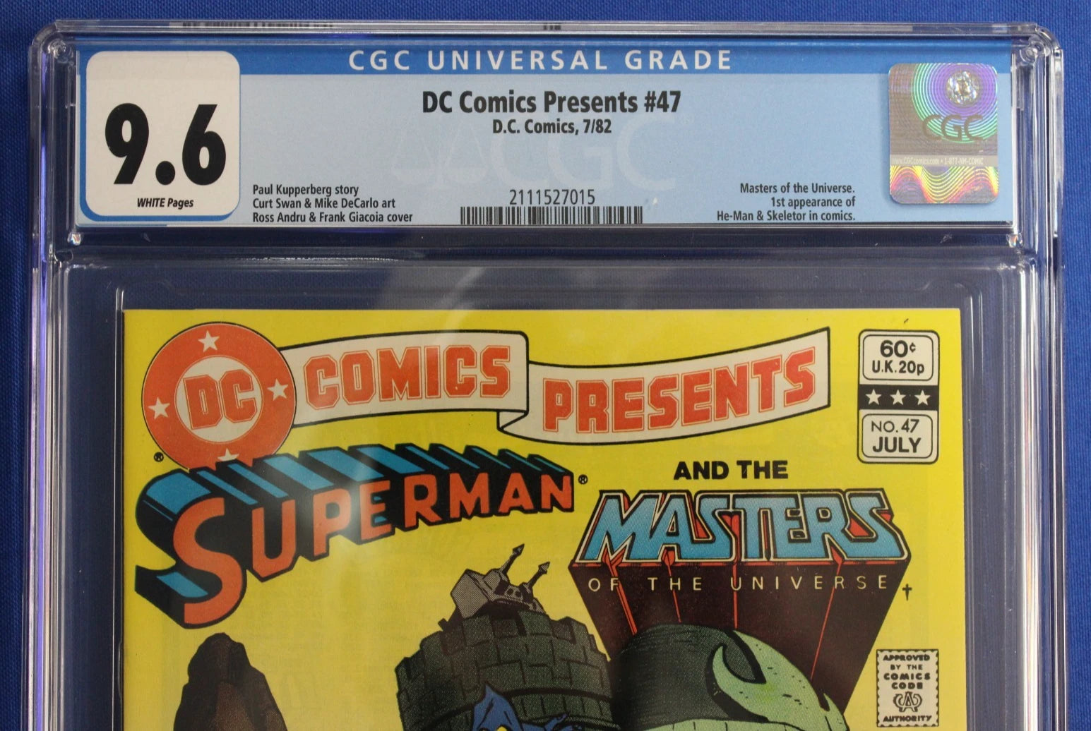 DC Comics Presents #47 (1982) CGC 9.6 - 1st He-Man & Skeletor in Comics