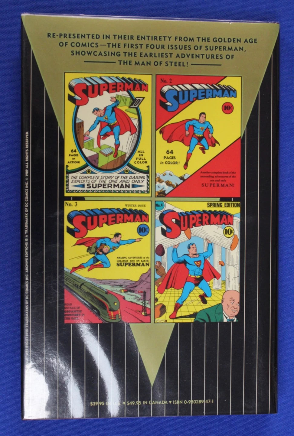 DC Archive Editions Superman Volumes 1, 2, & 4 Lot of 3 Hardcover Books