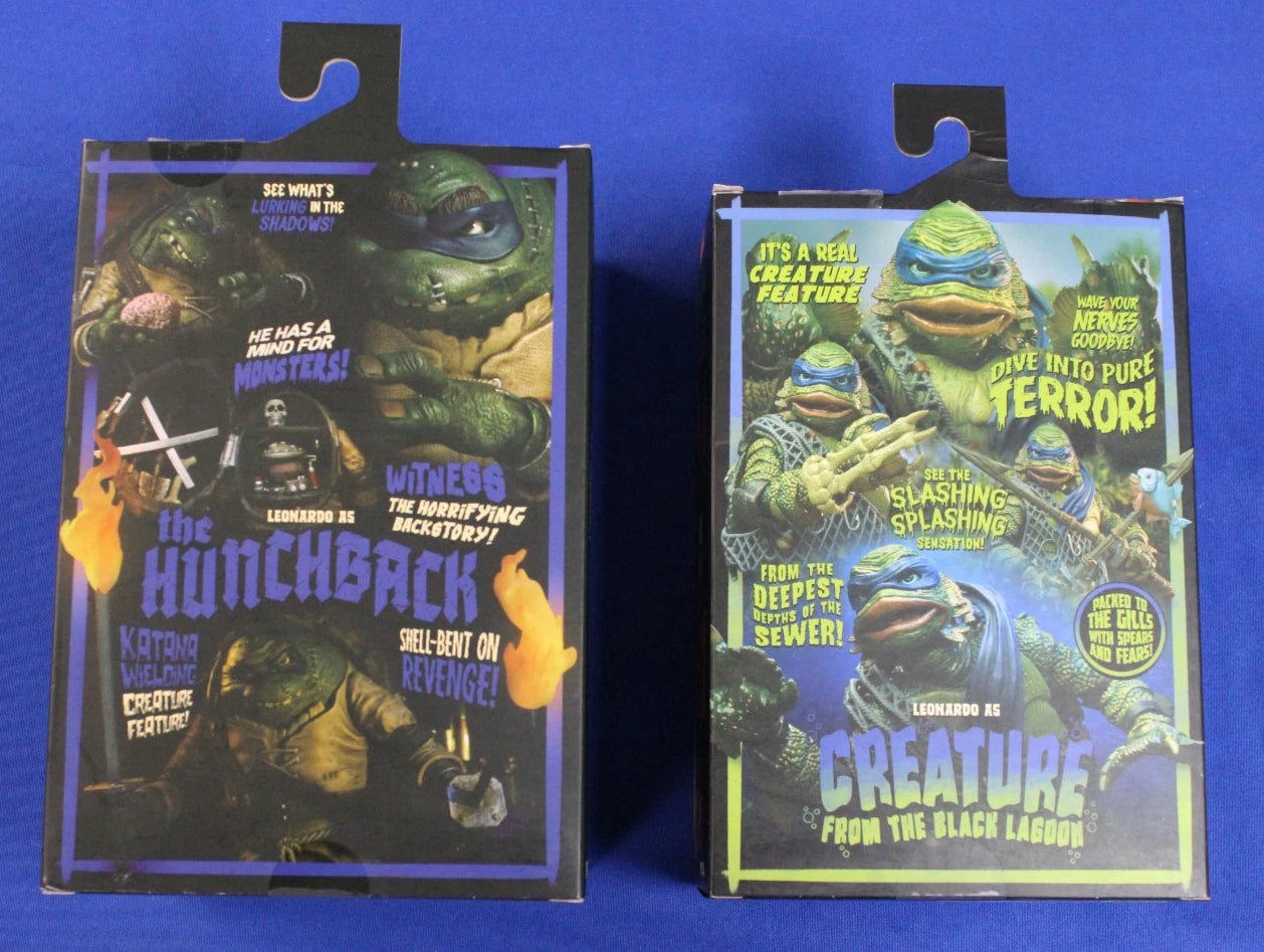 NECA 2023 TMNT x Universal's Monsters Action Figure Lot of 9