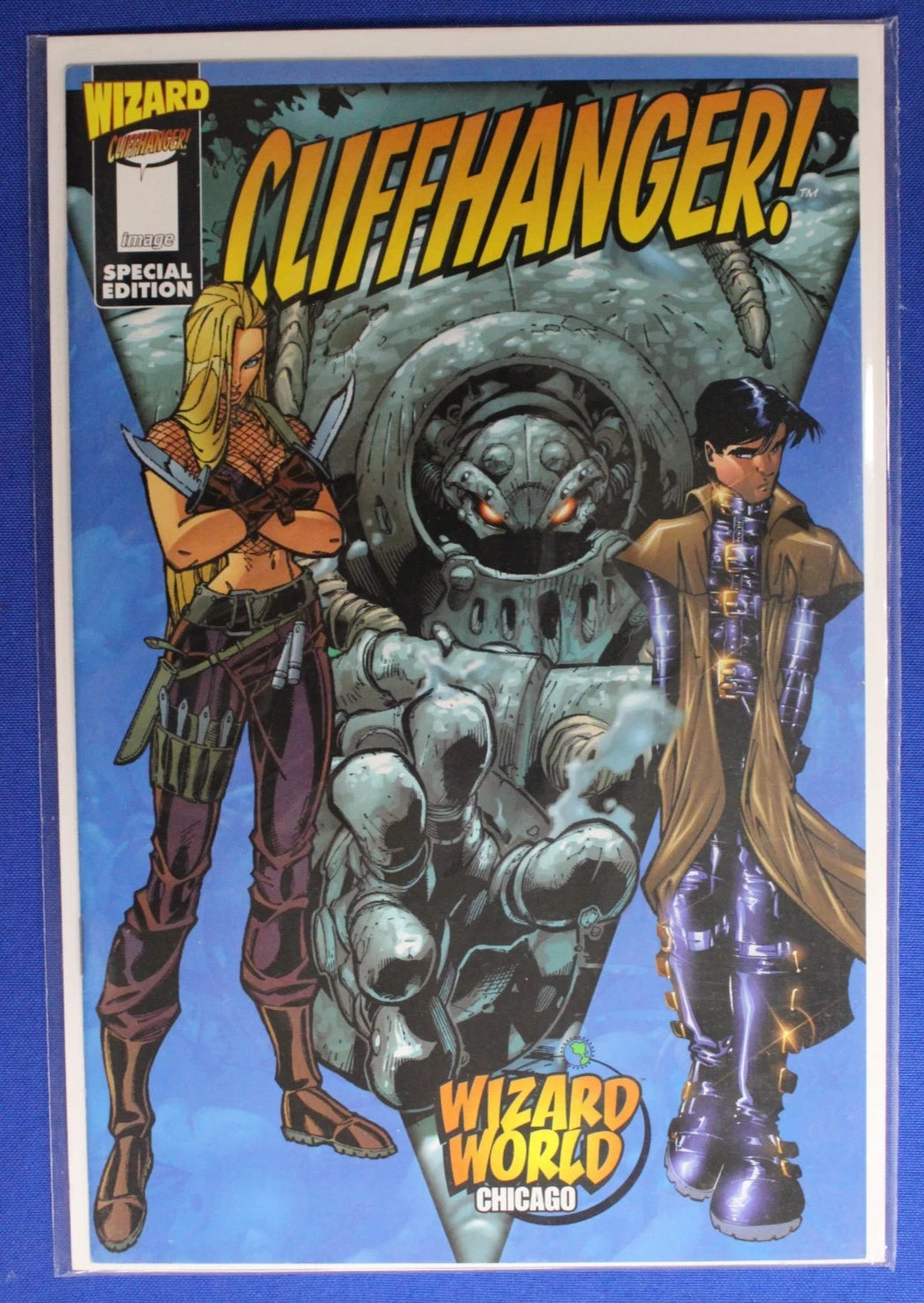 Cliffhanger #0 Wizard World Chicago Special Edition & Sketchbook VF/NM